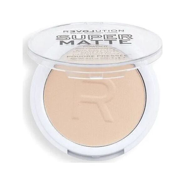 Makeup Revolution Makeup Revolution Super Matte Pressed Powder Puder matujący - Vanilla 6g