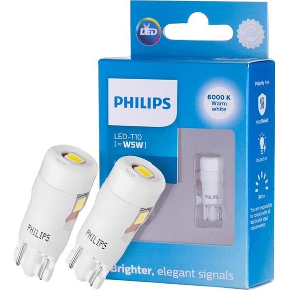 Philips Żarówki LED PHILIPS Ultinon Pro6000 SI W5W 12V 0.9W (6000K)