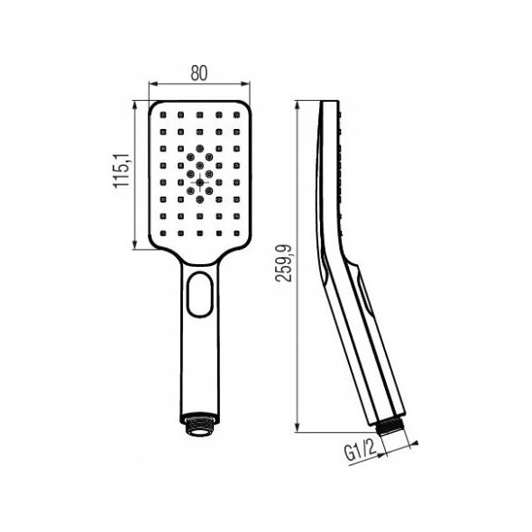 Bateria wannowa Valvex 2455550 BAT. LOFT GOLD WANNOWO-NATRYSKOWA PODTYNKOWA VALVEX // BV.2455550