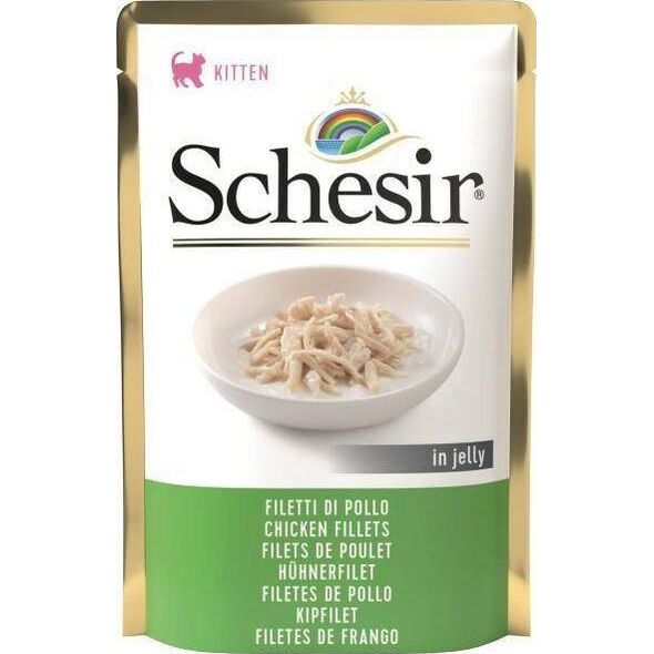 Schesir SCHESIR KOT sasz.85g KITTEN KURCZAK w galaretce