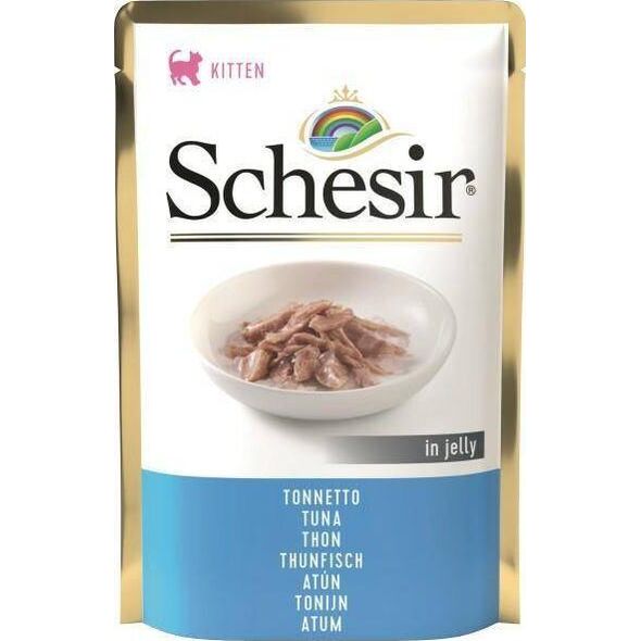 Schesir SCHESIR KOT sasz.85g KITTEN TUŃCZYK w galaretce