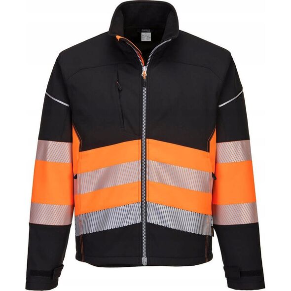 Portwest KURTKA OSTRZEGAWCZA SOFTSHELL PW375BKO ROZMIAR M