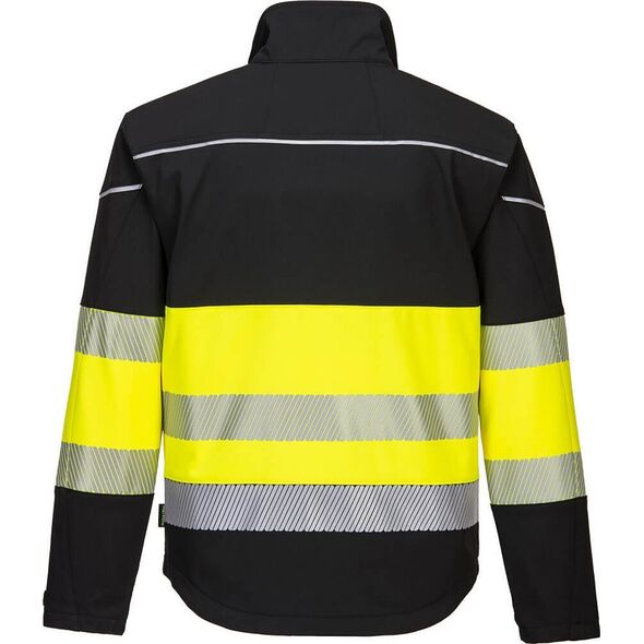 Portwest KURTKA OSTRZEGAWCZA SOFTSHELL PW375BKY ROZMIAR XXL