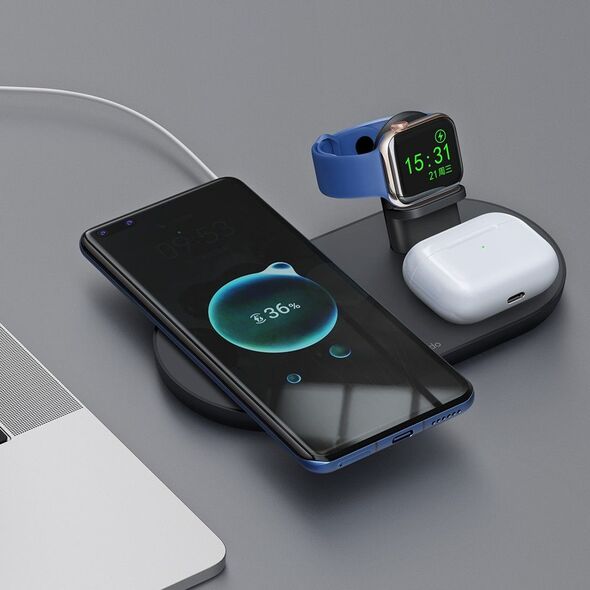 Mcdodo Mcdodo Stacja dokująca 3w1 do iPhone, Airpods, Watch