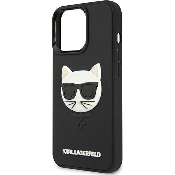 Karl Lagerfeld Karl Lagerfeld KLHCP13LCH3DBK 13 Pro / 13 6,1" czarny/black hardcase 3D Rubber Choupette
