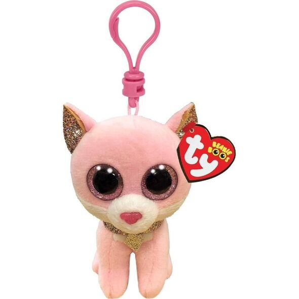 Breloczek TY Beanie Boos Fiona - Różowy kot 8,5cm