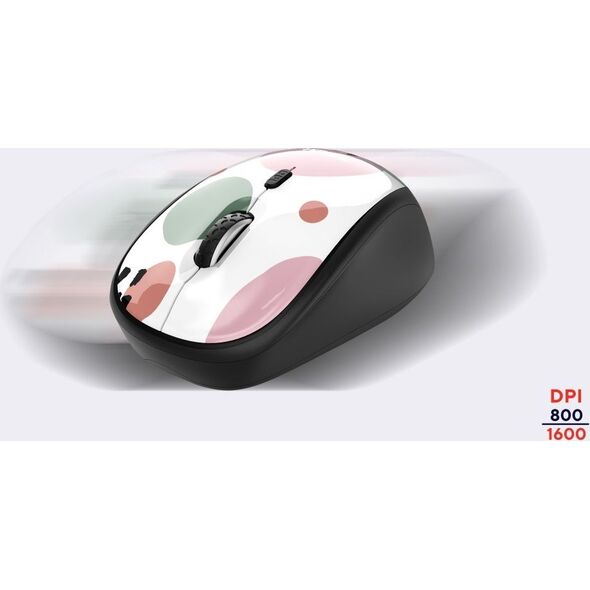 Mysz Trust YVI Pink Circles (24441)