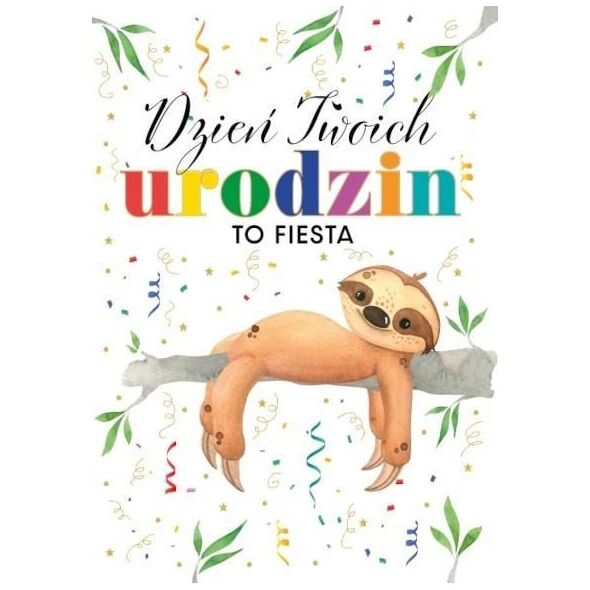 Trend Kartka okolicznościowa Urodziny TS107
