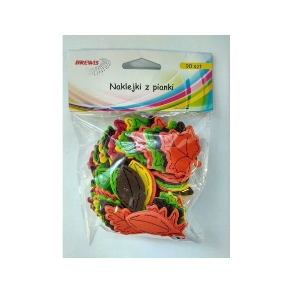 BREWIS Naklejki z pianki PVC21 Liście Brewis