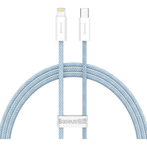 Kabel USB Baseus USB-C - Lightning 1 m Niebieski (BSU3066BLU)