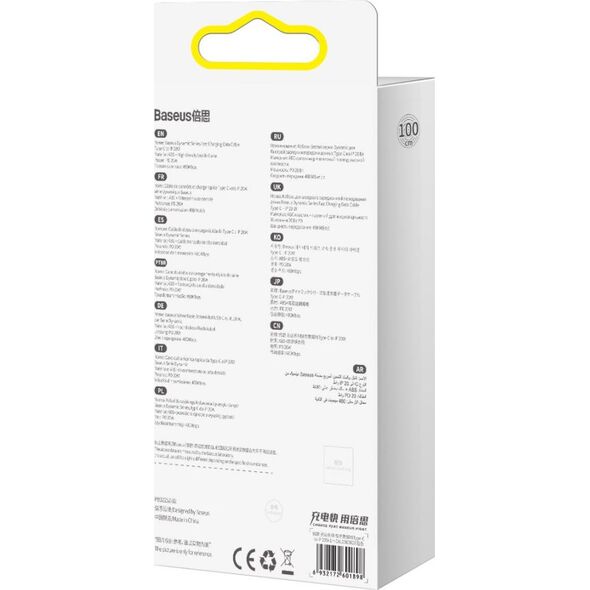 Kabel USB Baseus USB-C - Lightning 1 m Niebieski (BSU3066BLU)