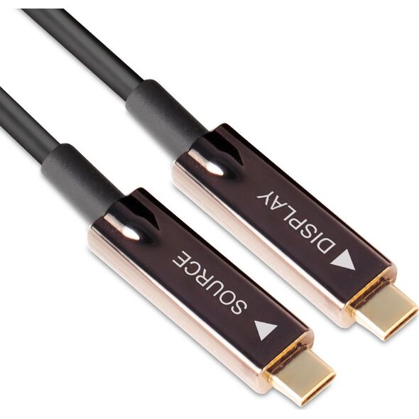 Kabel USB Club 3D USB-C - USB-C 20 m Czarny (CAC-1589)
