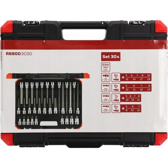 Gedore Gedore Red screwdriver socket set 1/2 hex 30 pieces - 3301573