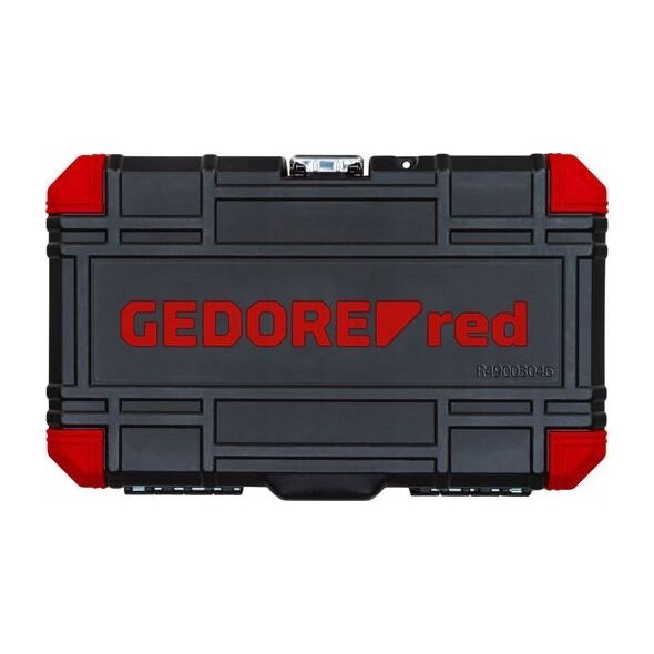 Gedore Gedore Red socket wrench set 1/4 SW4-14mm 46 pieces - 3300052