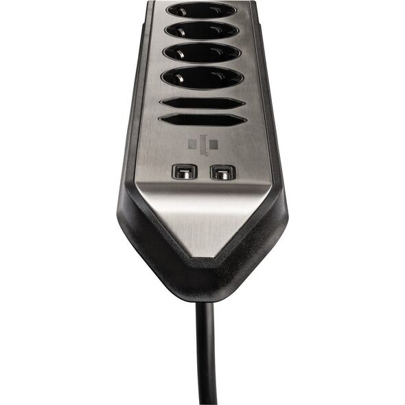 Brennenstuhl Brennenstuhl estilo Corner 6-way Extension Lead black