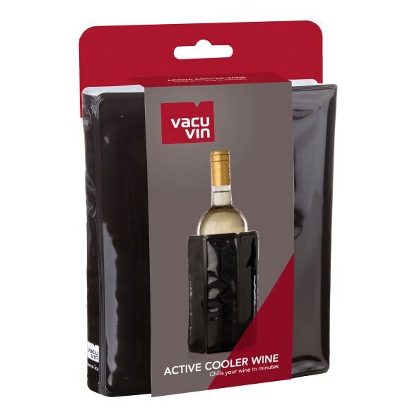 Vacu Vin chłodziarka do wina Active 1 litr 14,5 x 17 cm chrom czarny