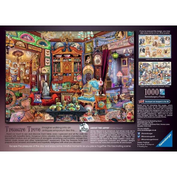 Ravensburger Puzzle 2D 1000 elementów Gabinet skarbów