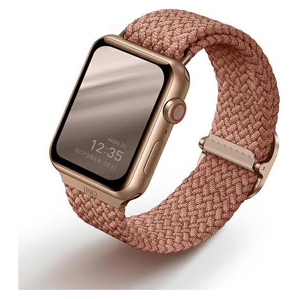Uniq Pasek UNIQ Aspen Apple Watch 4/5/6/7/SE 44/45mm Braided różowy/grapefruit pink