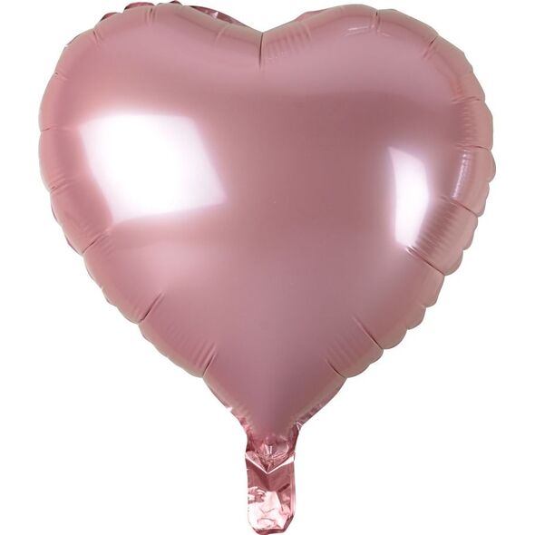 GoDan Balon foliowy SERCE, jasnoróżowe, 18 cali