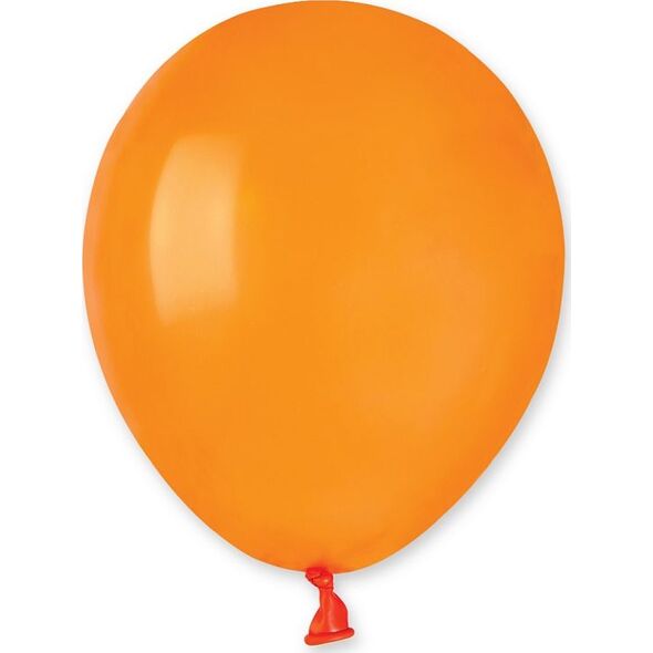 Gemar Balony pastelowe Pomarańczowe, A50, 13 cm, 100 szt.