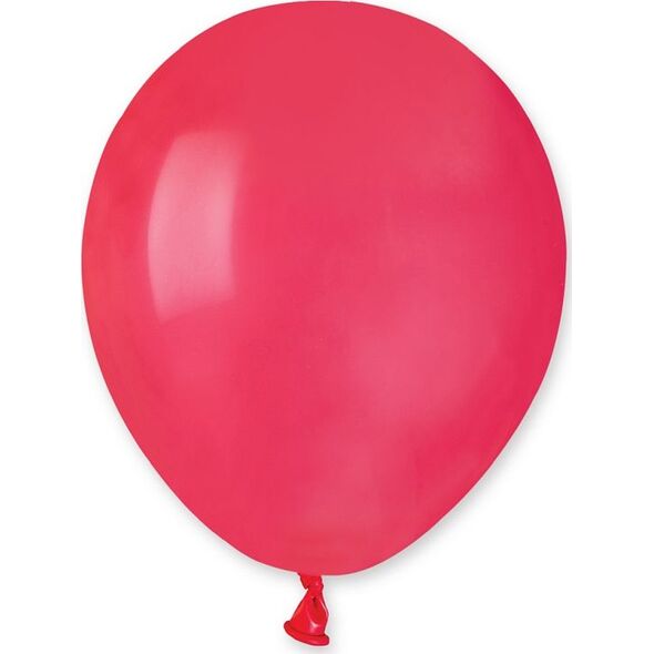 Gemar Balony pastelowe Czerwone, A50, 13 cm, 100 szt.