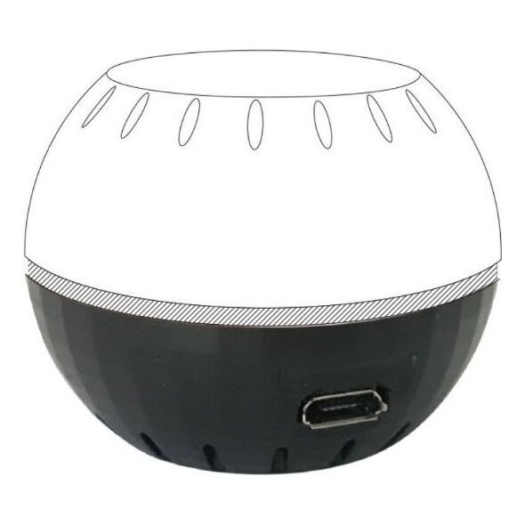 Shelly Adapter USB do Shelly H&T czarny