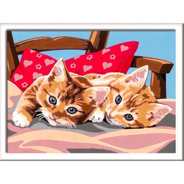 Ravensburger Malowanka CreArt dla dzieci Dwa słodkie kotki