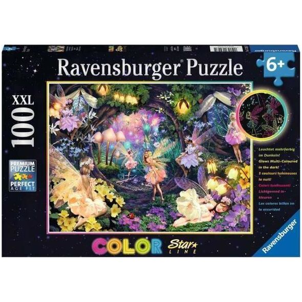 Ravensburger Puzzle 100el Ogród wróżek 132935 RAVENSBURGER