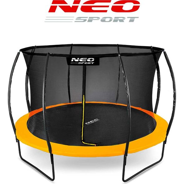 Trampolina ogrodowa Neo-Sport NS-12C201 z siatką wewnętrzną 12.5 FT 374 cm