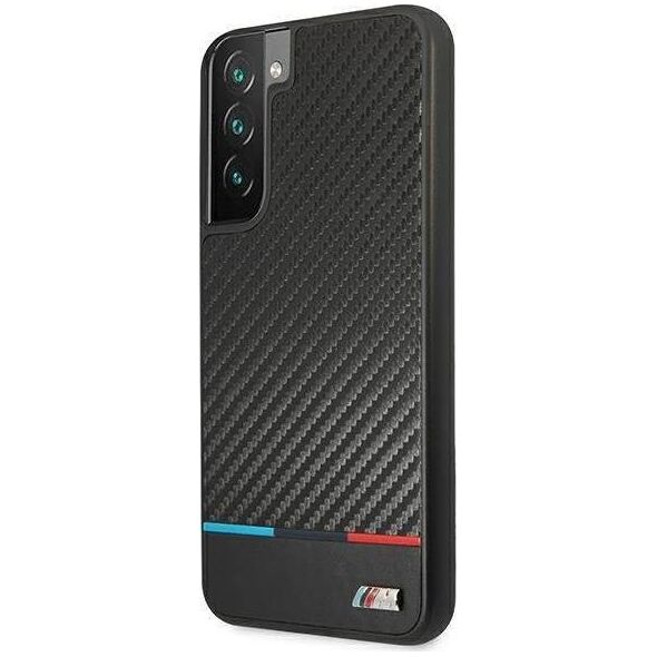 BMW Etui BMW BMHCS22MPUCARTCBK Samsung Galaxy S22+ Plus black/czarny M Collection Triangles