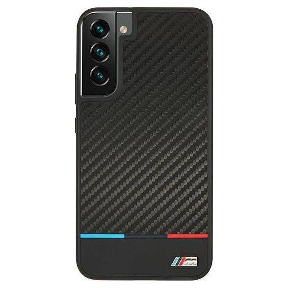 BMW Etui BMW BMHCS22MPUCARTCBK Samsung Galaxy S22+ Plus black/czarny M Collection Triangles
