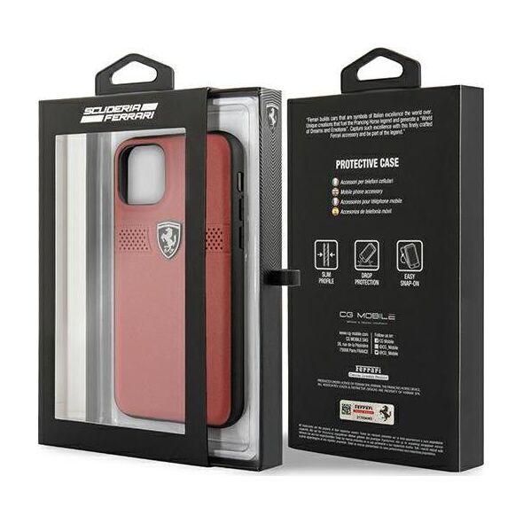 Ferrari Ferrari FEOBAHCN58RE iPhone 11 Pro 5,8" czerwony/red hardcase Off Track Leather