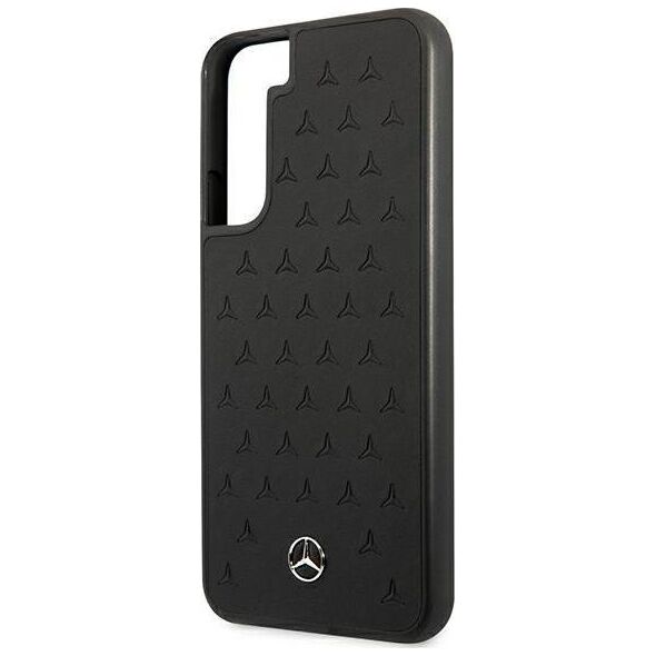 Mercedes Mercedes MEHCS22MPSQBK S22+ S906 czarny/black hardcase Leather Stars Pattern