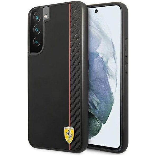 Ferrari Ferrari FESAXHCS22MBK S22+ S906 czarny/black hardcase On Track Carbon Stripe