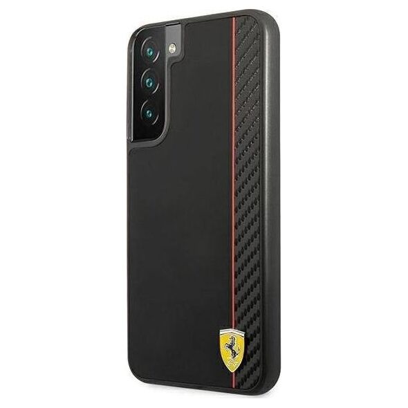 Ferrari Ferrari FESAXHCS22MBK S22+ S906 czarny/black hardcase On Track Carbon Stripe