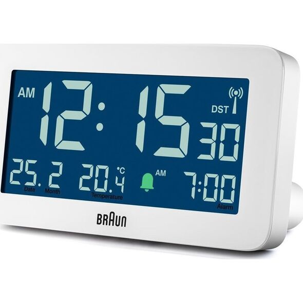 Radiobudzik Braun BRAUN BC10 DCF-W Radio alarm clock white