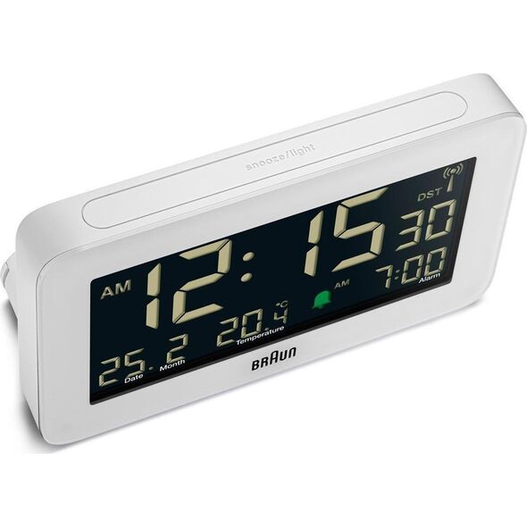 Radiobudzik Braun BRAUN BC10 DCF-W Radio alarm clock white