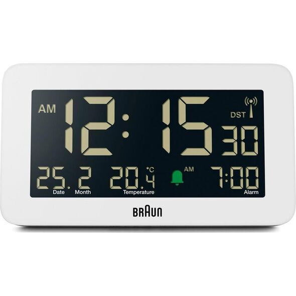 Radiobudzik Braun BRAUN BC10 DCF-W Radio alarm clock white