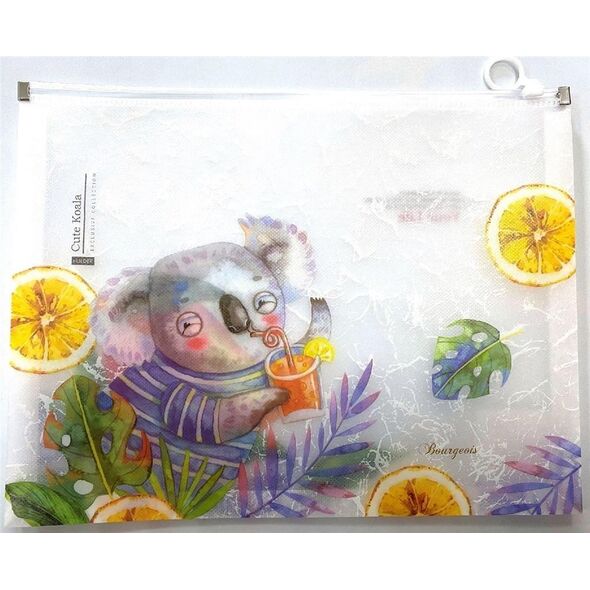 Fresh Teczka A4+ z plastikowym suwakiem Koala FRESH