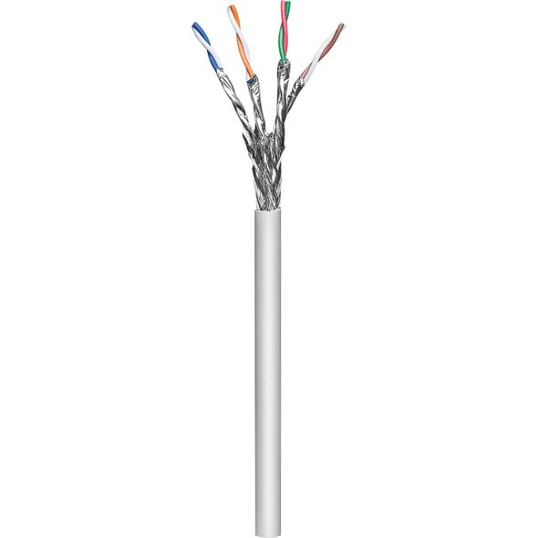 MicroConnect S/FTP CAT6 100m White, PVC