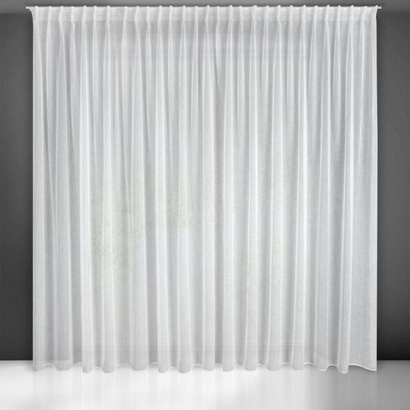 Eurofirany FIRANA GOTOWA BELISSA NA TAŚMIE 400X300 CM BIAŁY