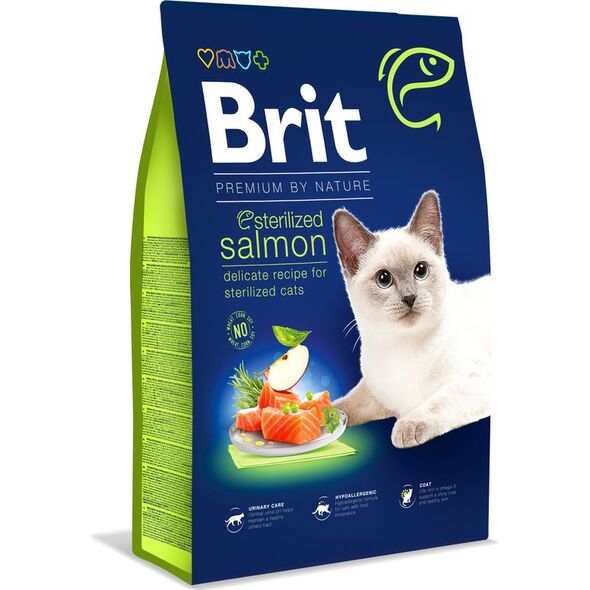 Brit Karma sucha Premium Sterilized z łososiem 0,3kg