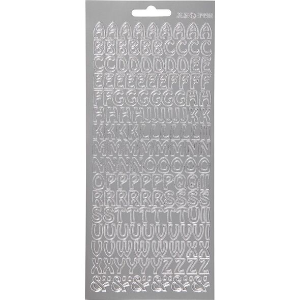 Focus Focus Stickers Silver Letters Design 2