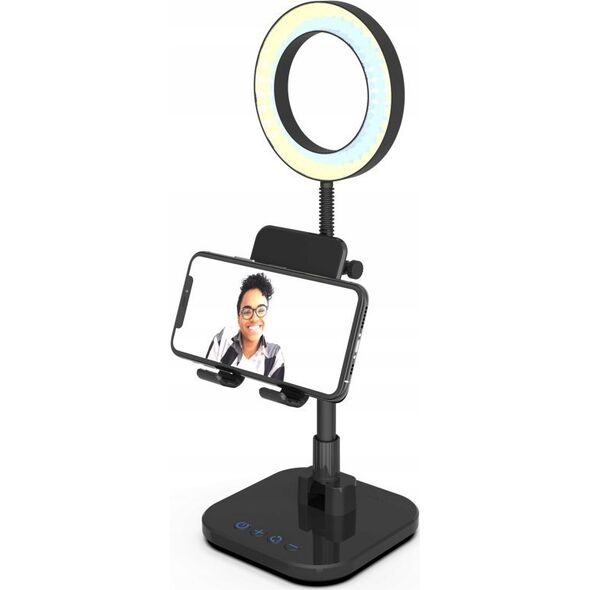 Lampa pierścieniowa DigiPower  Success Phone Holder with 6" ring light