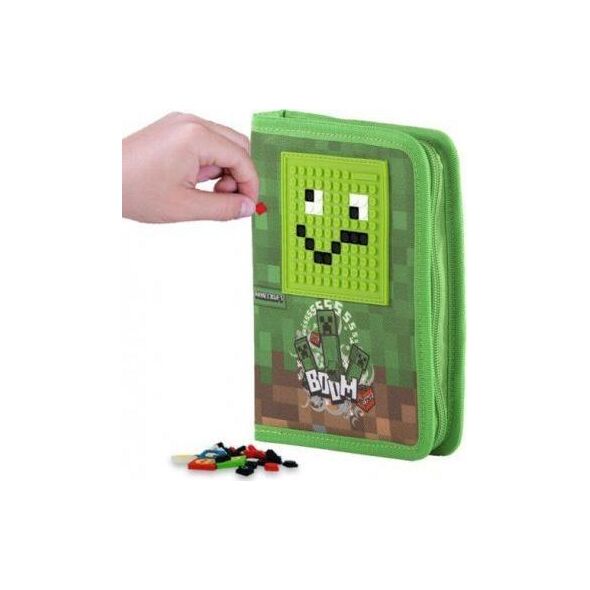 Piórnik Cass film Piórnik szkolny na suwak MINECRAFT
