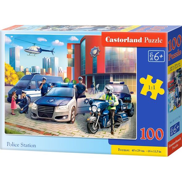Castorland Puzzle 100 Police Station CASTOR