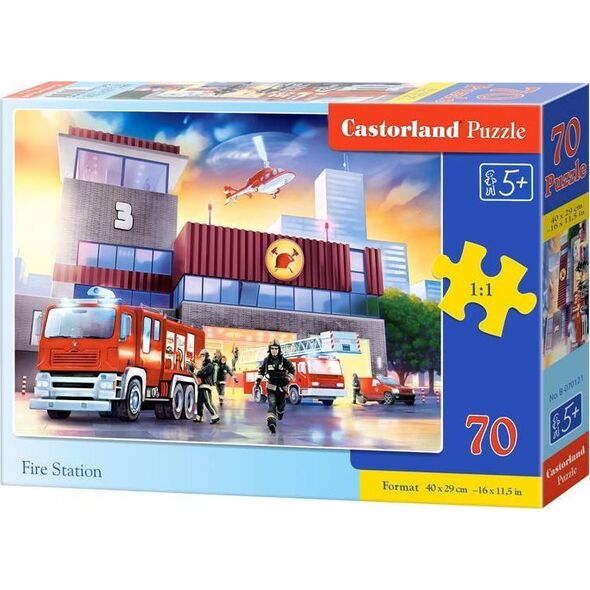 Castorland Puzzle 70 Fire station CASTOR