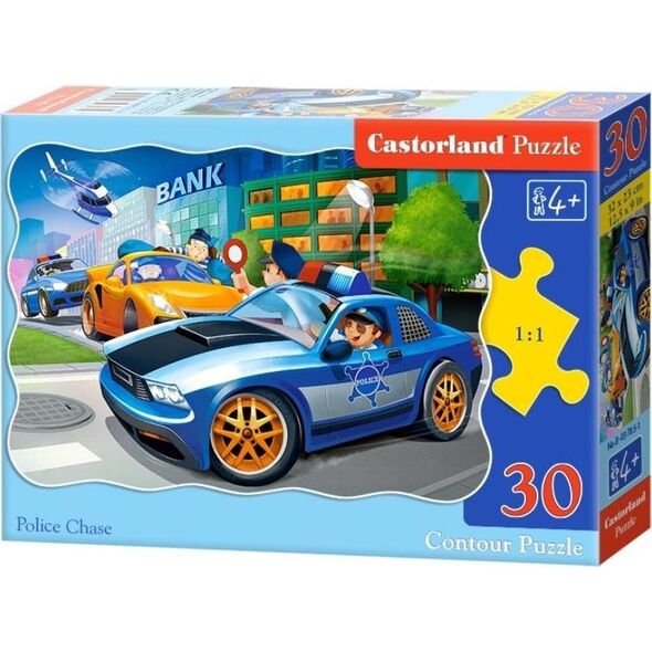 Castorland Puzzle 30 Police Chase CASTOR