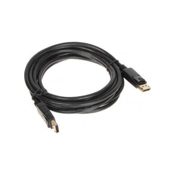Kabel DisplayPort - DisplayPort 3m czarny (DP-W/DP-W-3.0M)
