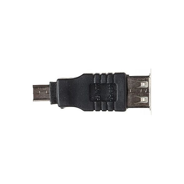 Adapter USB miniUSB - USB Czarny  (USB-W-MINI/USB-G)